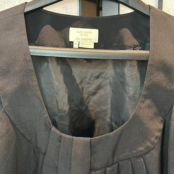 Kate Spade Black Silk Tank Top - XS - Picture 2 of 4